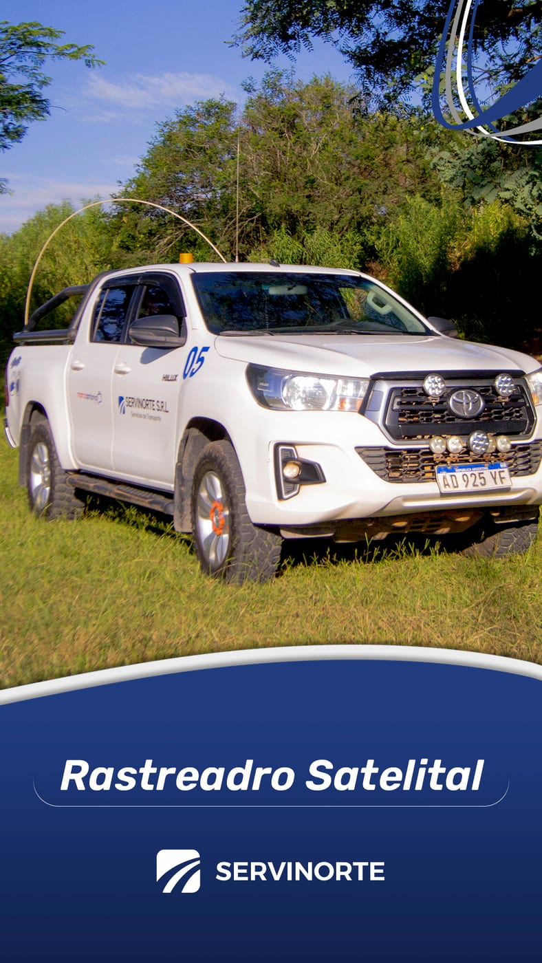 Camioneta 4x4, rastreo satelital